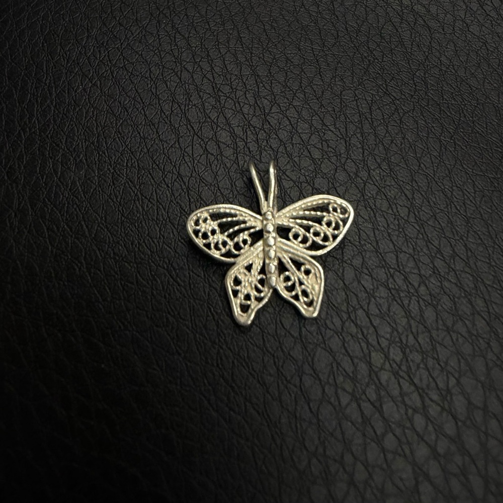 Sterling Silver Butterfly Pendant